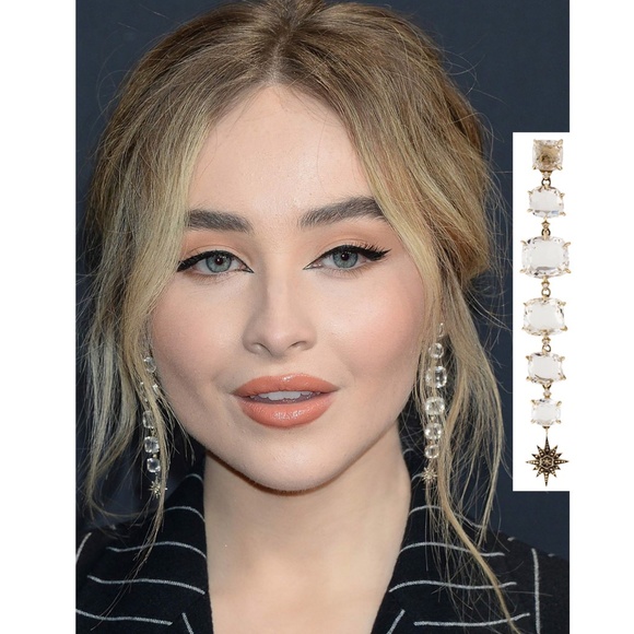 H.STERN 18K White Gold Moonlight Rock Crystal & Diamond Custom Earrings - Picture 8 of 8